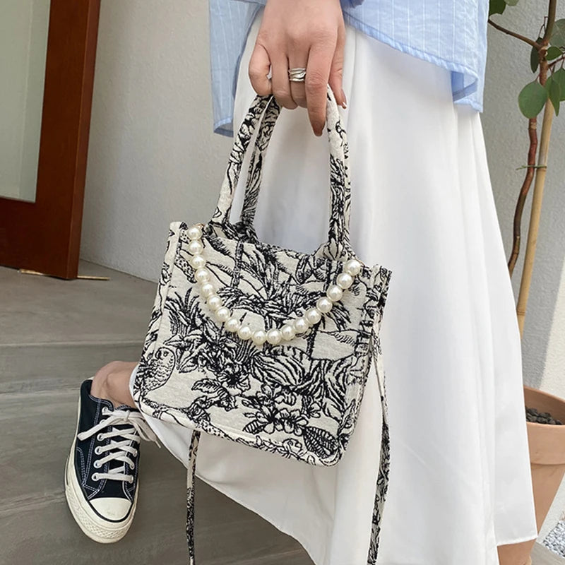 PearlCanvas Handbag