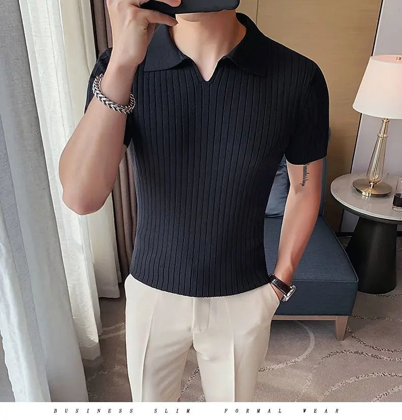 Jacquard Polo Shirt