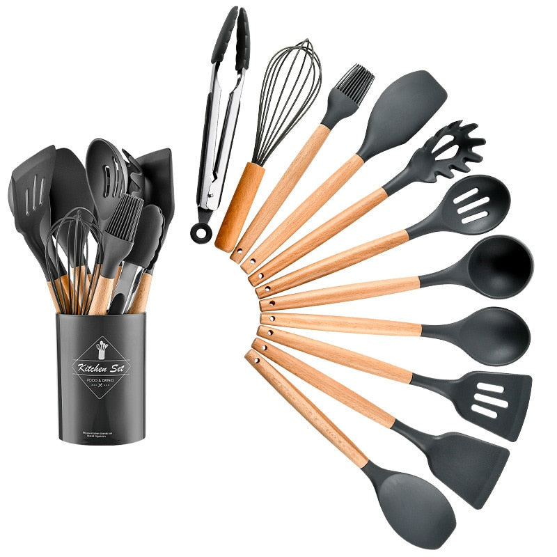 WoodGrip Kitchen Set
