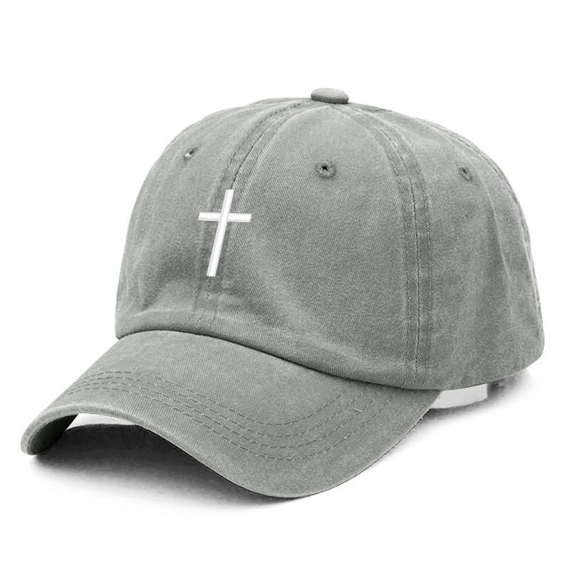 Washed Cross Cap