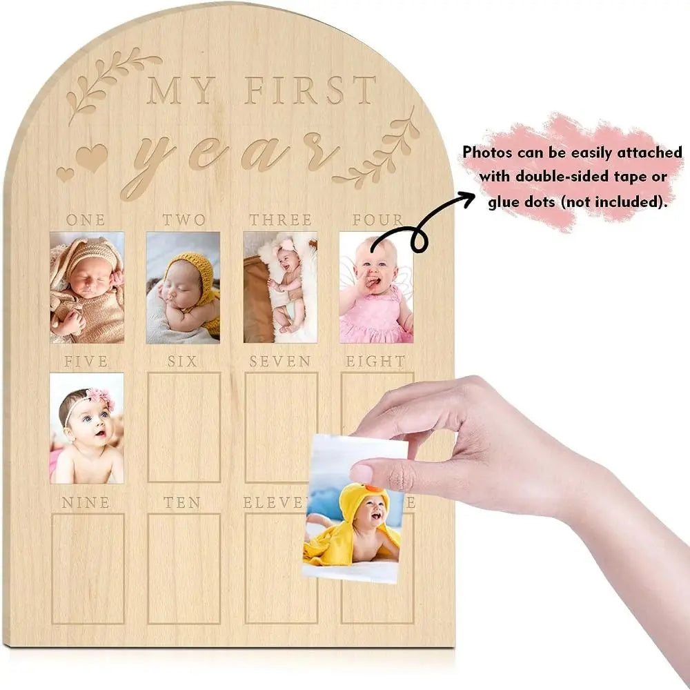 "My First Year" Baby Photo Board