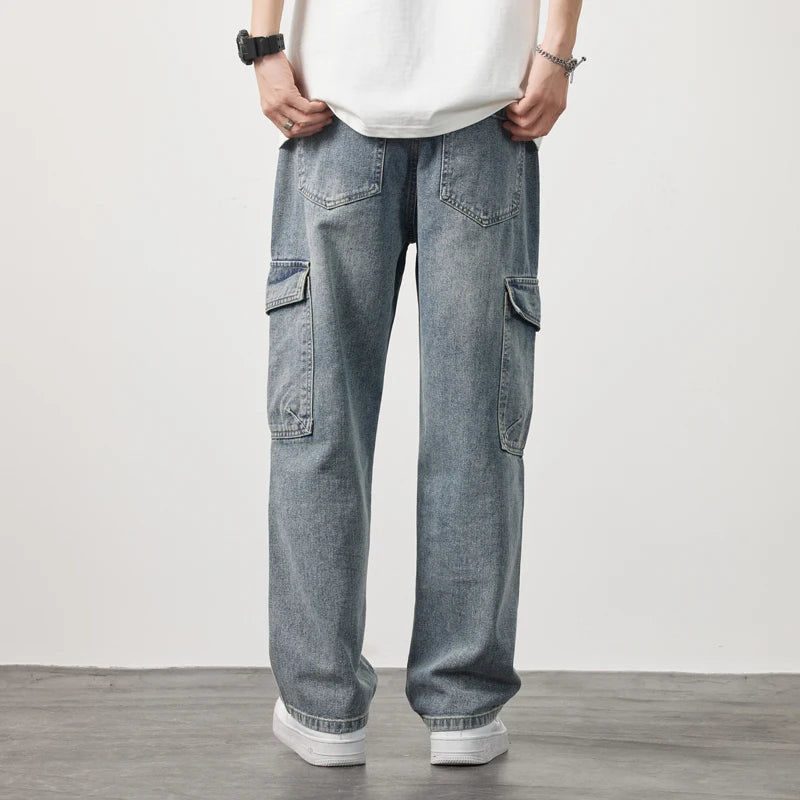 CozyDenim Cargo Pants