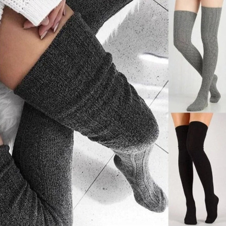 Thigh-High Cozy Socks