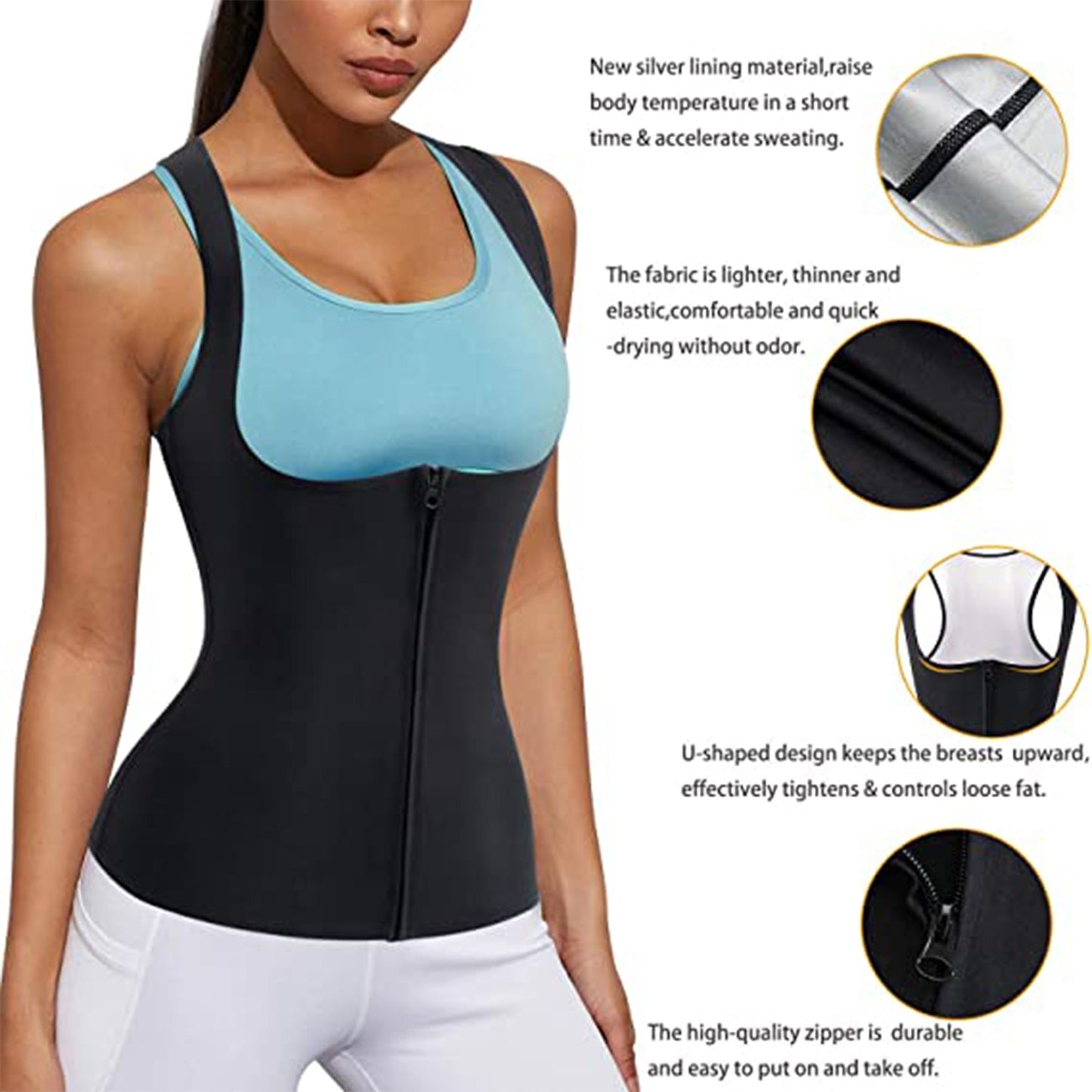 SweatSculpt Performance Vest