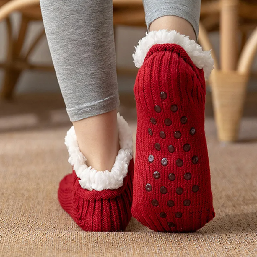 Fuzzy Sock Slippers