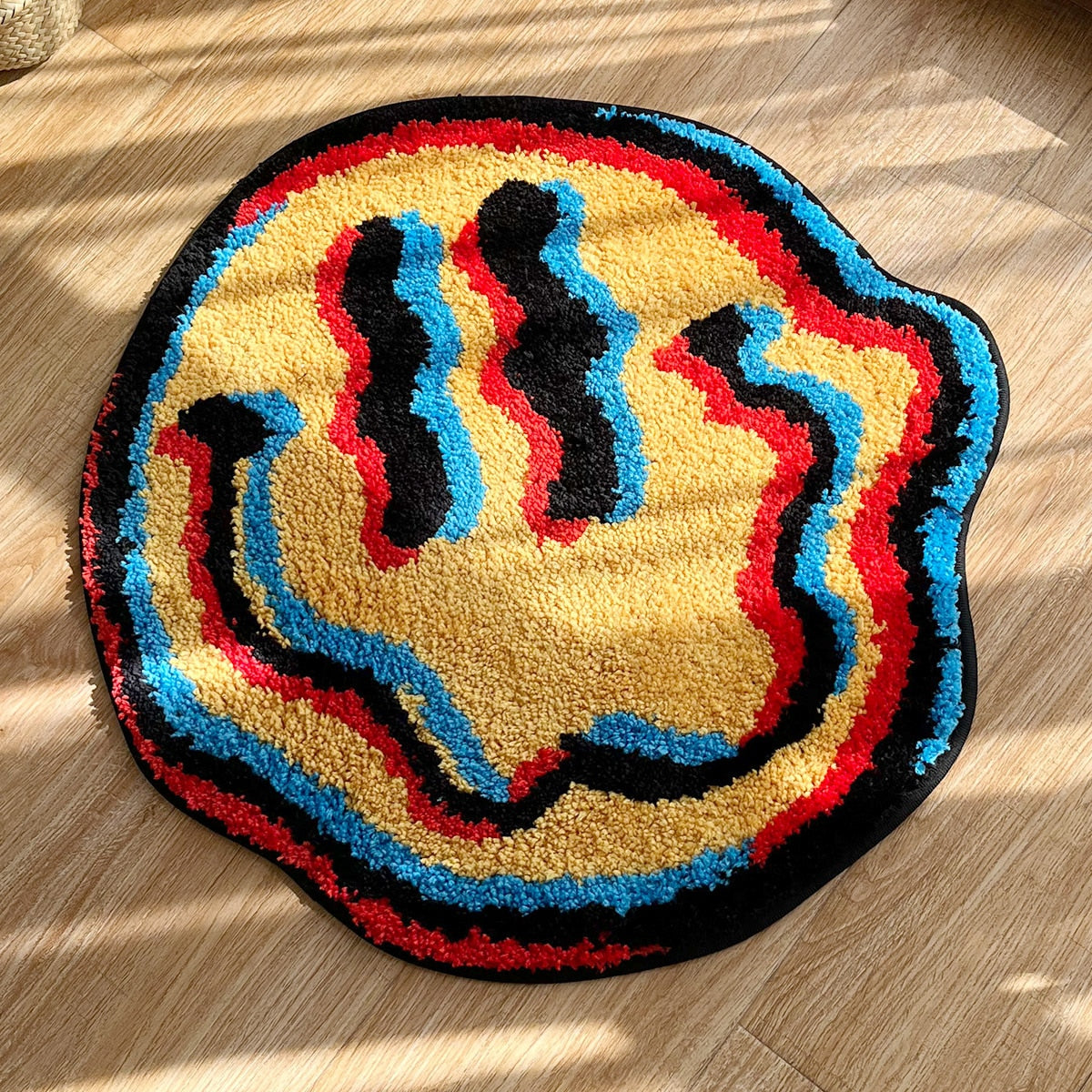 Trippy Smiley Rug