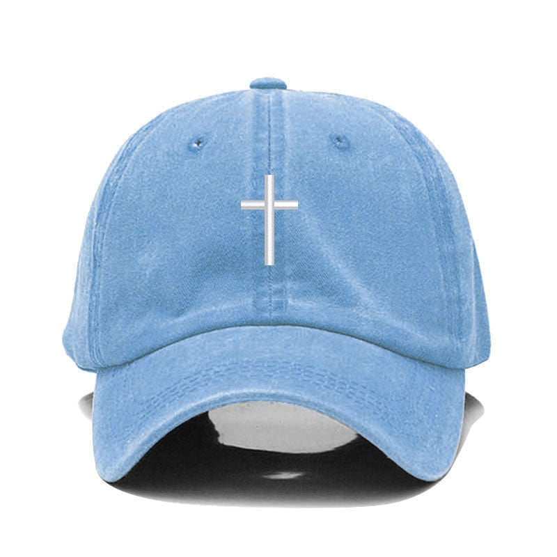 Washed Cross Cap